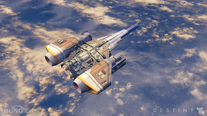 Illustration for article titled Destiny Arcadia-Class Jumpship In Lego